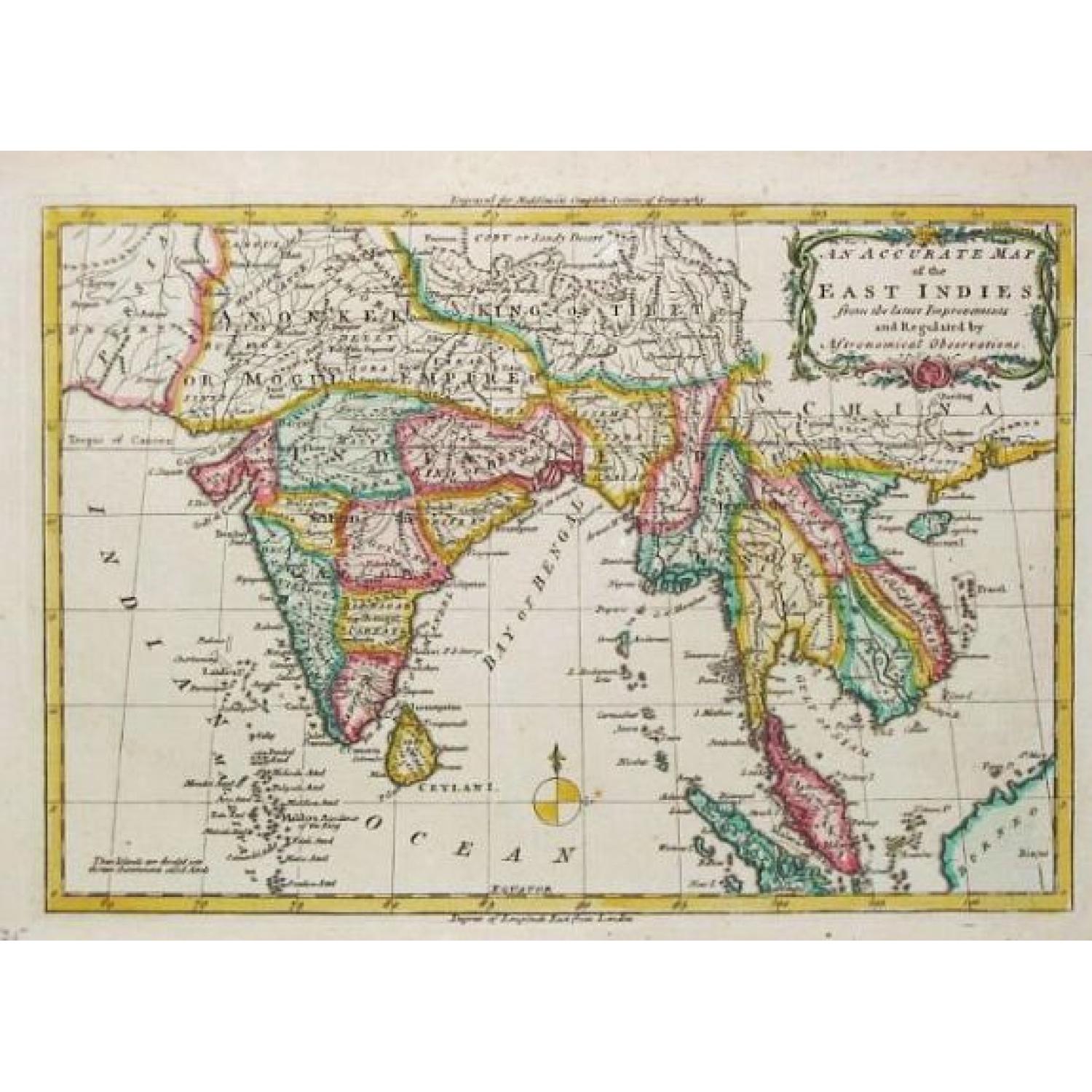 An Accurate Map of the East Indies.
