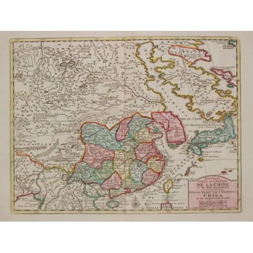 Old map image download for Nouvelle Carte de l'Empire de la Chine et les Païs circomvoisins.