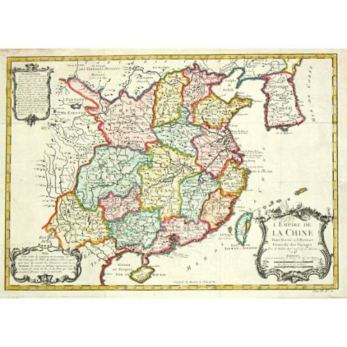 Old map image download for L' Empire de la Chine, 1748.