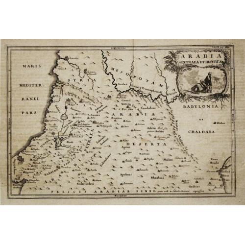 Old map image download for Arabia Petraea et Deserta.