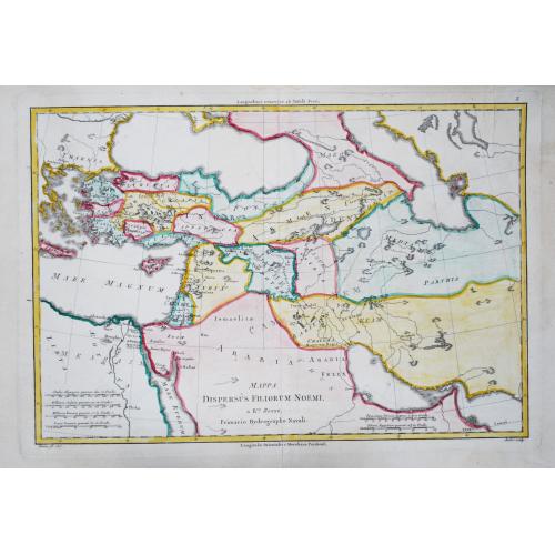 Old map image download for [Lot with 12 maps of the Mediterraneans and Egypt.] Aegypti Recenttior Carthageni / General Karte des Roemischen Reichs