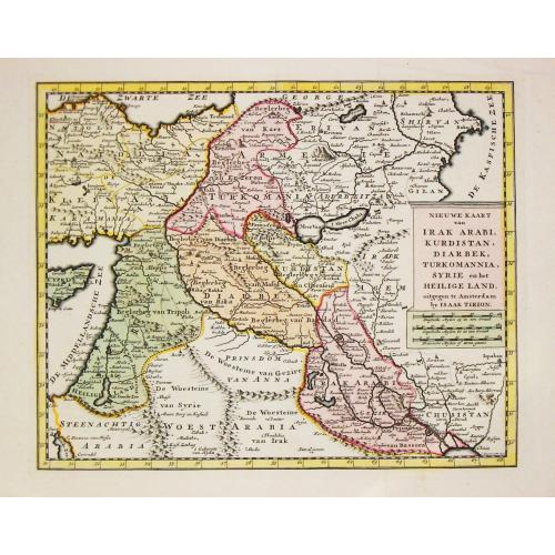 [Lot of 5 maps of the eastern Mediterranean and the Red Sea]