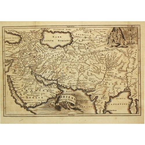 Old map image download for Oriens, Persia, India etc.