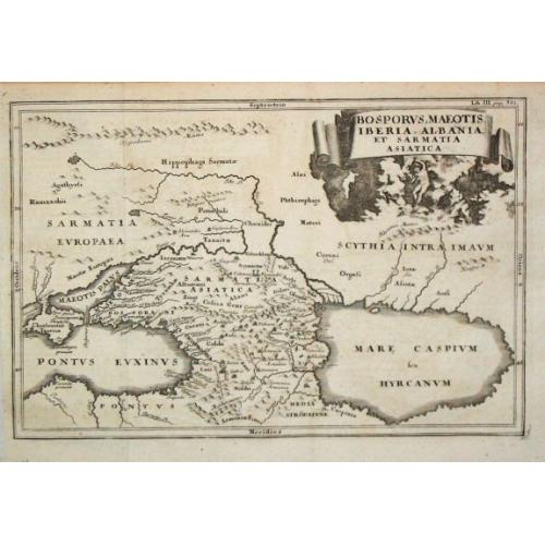 Old map image download for Bosporus, Maeotis, Iberia, Albania et Sarmatica Asiatica