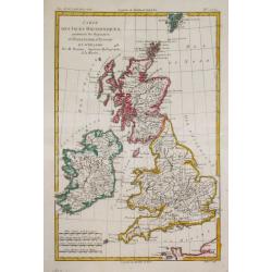 Carte des Isles Britanniques.