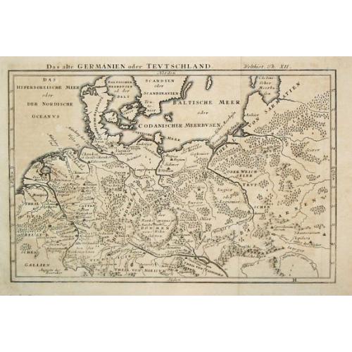 Old map image download for Das alte Germanien oder Teutschland.