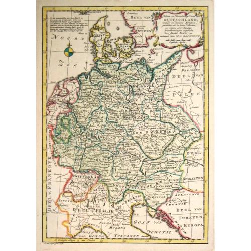 Old map image download for Kaart van Duitschland