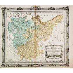 [ Lot of 11 maps of northern Germany]