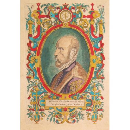 Old map image download for [Lot of 4 portraits, including Abraham Ortelius]