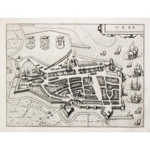 Old map image download for [Lot of 10 maps/plans] Hollandia Comitatus.