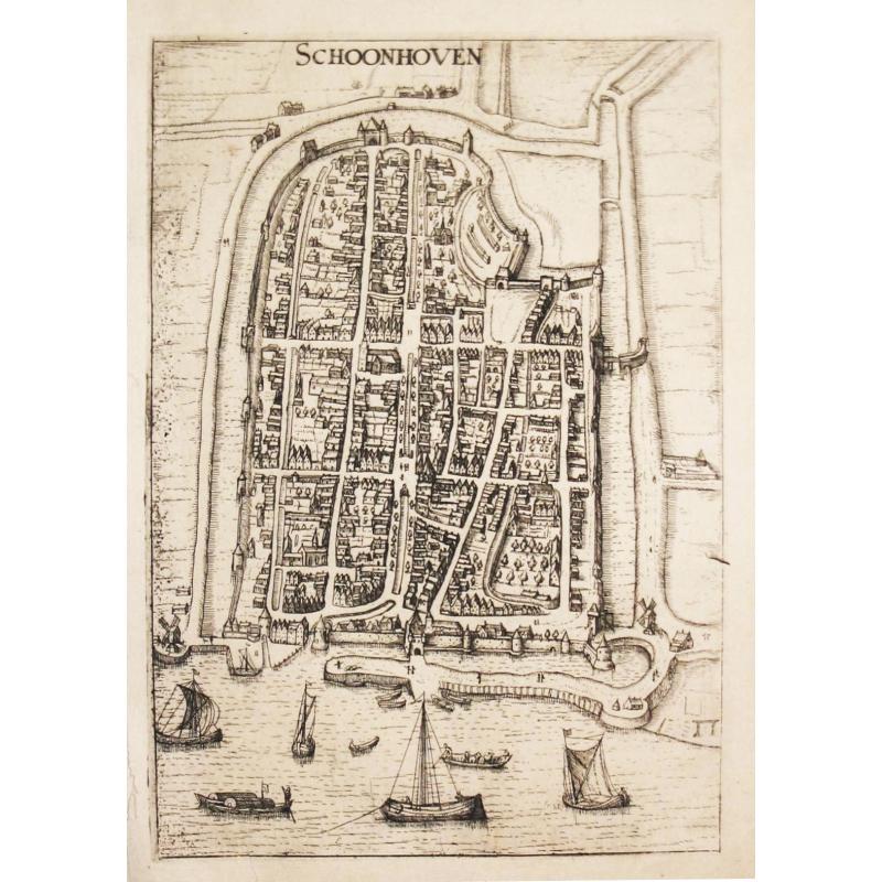 [Lot of 10 maps/plans] Hollandia Comitatus.