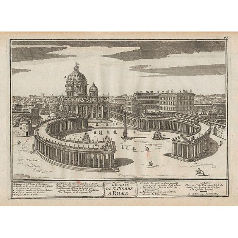 L\'Eglise de St. Pierre à Rome.