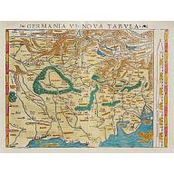 Old, Antique map image download for Germania VI Nova Tabula.
