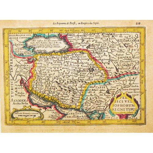 Old map image download for [Lot of 11 maps of Persia] Reyno de Persia, o imperia de los Sophies/  Pereici sive Sophorum Regni Ypus