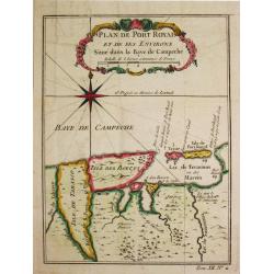 [Lot of 11 maps / views of Central America] Hispaniae Novae Nova Descriptio.