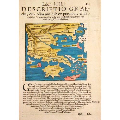 Old map image download for Descriptio Graeciae.