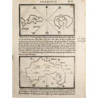 Old, Antique map image download for Charusa, Zinara Levita / Micole / (on verso) Stapodia and Nicaria.