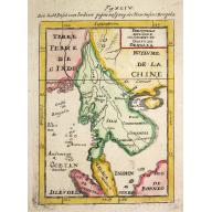 Old, Antique map image download for Presqu'isle de l 'lnde a l' Orient de Bengala.