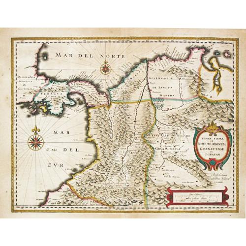 Old map image download for [ Lot of 3 maps] Terra Firma et Novum Regnum.