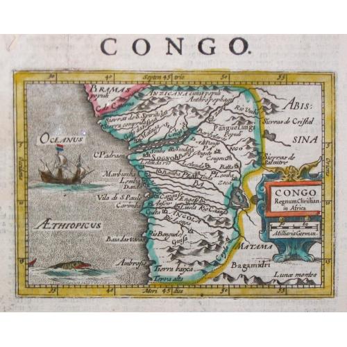 Old map image download for [Lot of 13 maps / views of West Africa]. Tractus Littorales Guinea a promontorio Verde.