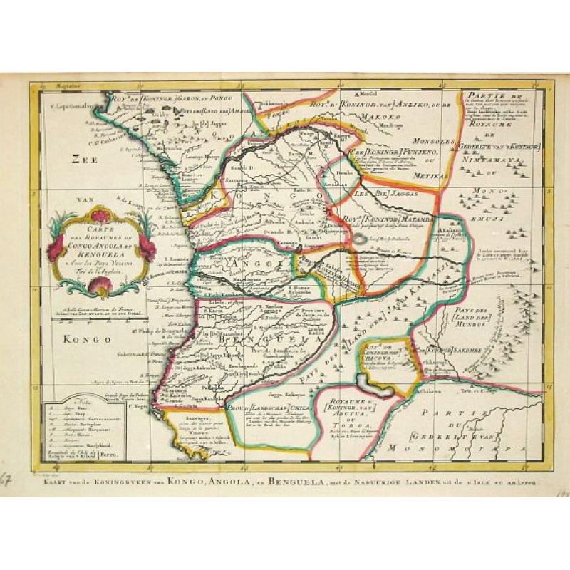 Carte . . . Congo, Angola et Benguela.