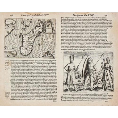 Old map image download for I.S. Laurentii. / Rex Ins. S. Maria Indigenarum I.S. Laurentii imagines.