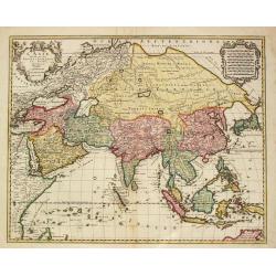 L \' Asie Divisee en ses Empires, Royaumes et Etats.