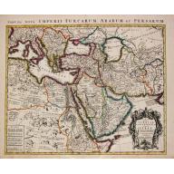 Old map image download for Carte de la Turquie de l'Arabie et da le Perse.