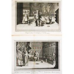 [Lot of 3 maps] Habillement de lempereur de la Chine & des Dames de son Palais. . .