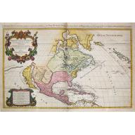Old map image download for Amerique septentrionale / divisee en ses principales parties. Paris, 1695.