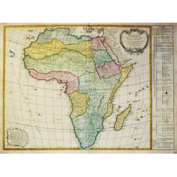 L?Afrique divisée en ses principaux Empires et Royaumes.