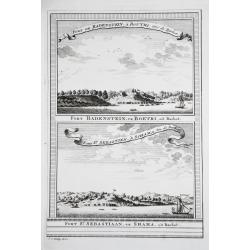 [Lot of 13 maps / views of West Africa]. Tractus Littorales Guinea a promontorio Verde.