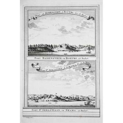Old map image download for [Lot of 13 maps / views of West Africa]. Tractus Littorales Guinea a promontorio Verde.