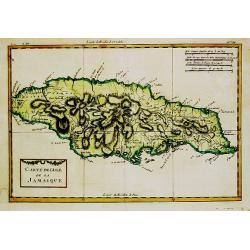 Carte de l''Isle de la Jamaique.