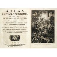 Old, Antique map image download for Frontispice de l'Enceclopedie.