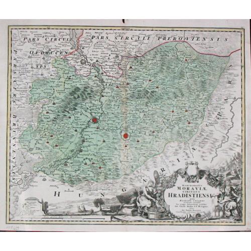 Old map image download for [Lot of 5 maps of Austria, Tsjechia, Silesia and Slowakia] Salzburg.