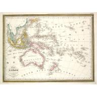 Old map image download for Carte de L\'Oceanie. Paris, 1824.