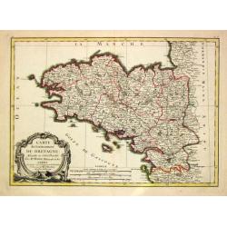 Carte du Gouvernement de Bretagne.