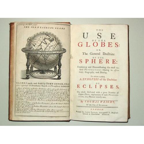 Old map image download for The Use of the Globes or The General Doctrine of the Sphere. To which is added a Synopsis of the Doctrine of Eclipses.