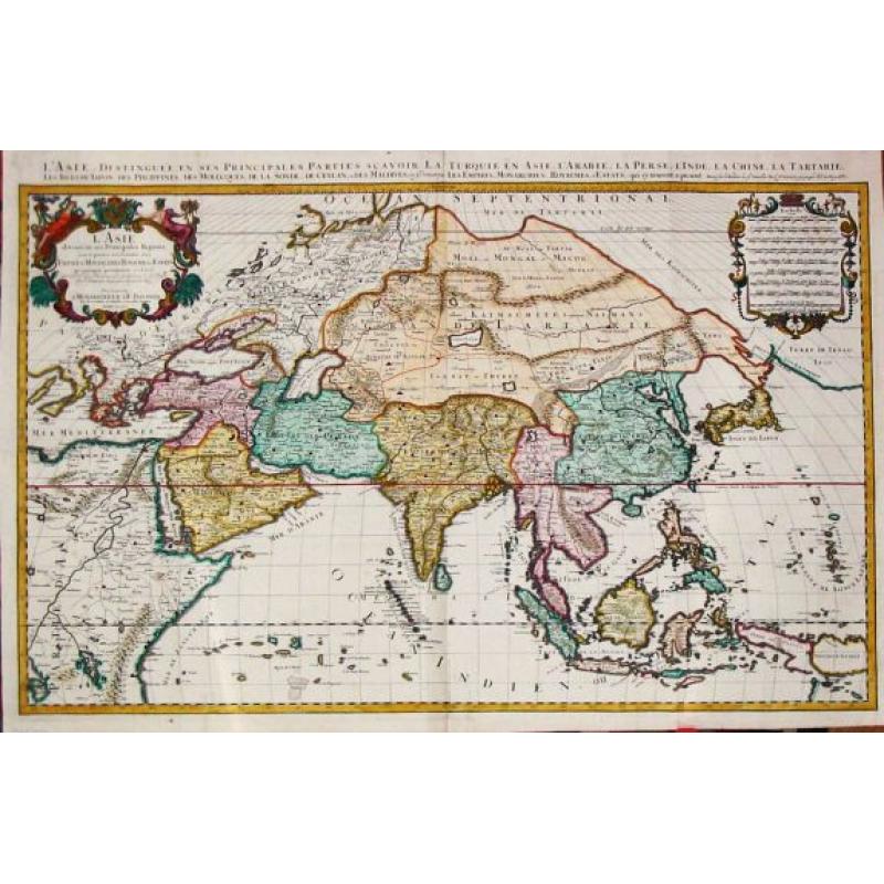 L\'Asie, Distinguée en ses Principales Parties.1687 