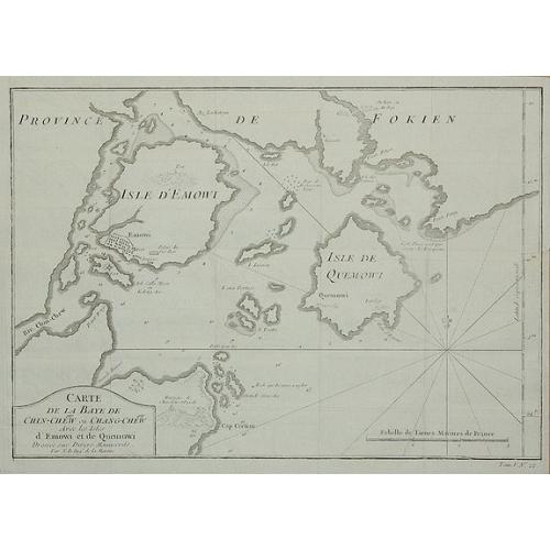 Old map image download for Carte de la Baye de Chin-Chew ...
