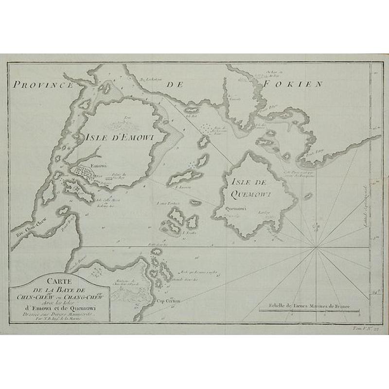 Carte de la Baye de Chin-Chew ...