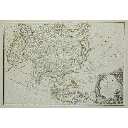 Old map image download for L'Asie divisée en ses principaux Etats ...