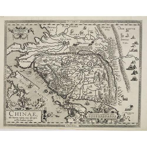 Old map image download for Chinae, olim Sinarum regionis, nova descriptio. Auctore Ludovico Georgio.