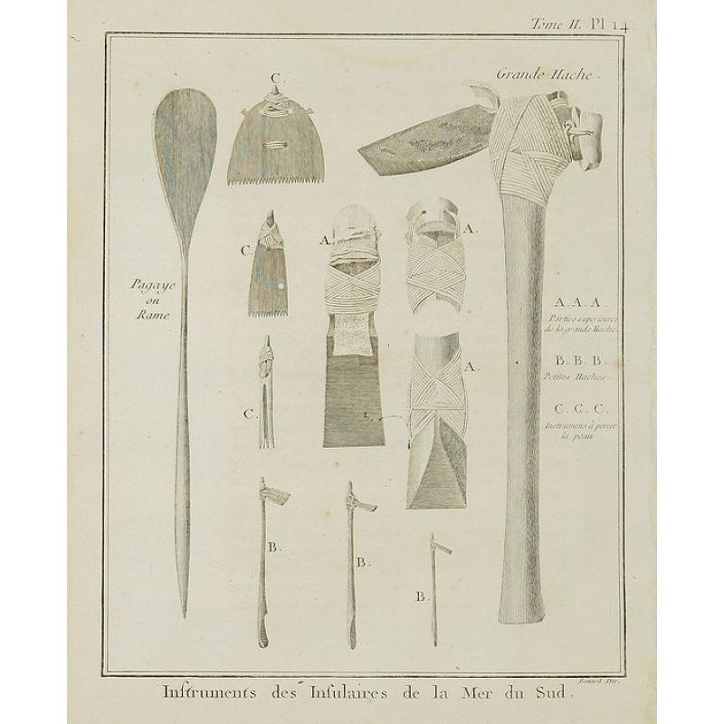 Instruments des Insulaires de la Mer du Sud.