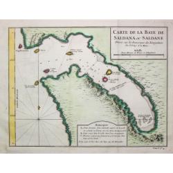 Carte de la Baye de Saldana ou Saldane.