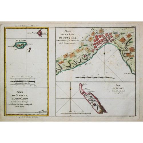Rare, antique map of  [Lot of 12 maps / views of the South Atlantic islands and St. Helena.]