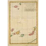 Old, Antique map image download for Carte des Isles Canaries, avec l''Isle de Madere et celle de Porto Santo