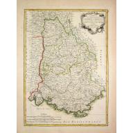 Old map image download for Carte des Gouvernements de Dauphine et de Provence.