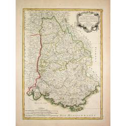 Carte des Gouvernements de Dauphine et de Provence.
